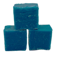 Sour blue raspberry fudge bright blue fruity fudge pieces