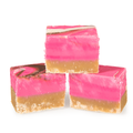 Strawberry cheesecake fudge creamy strawberry and vanilla fudge pieces