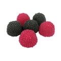 Kingsway black and raspberry sweets with crunchy shell and jelly centre