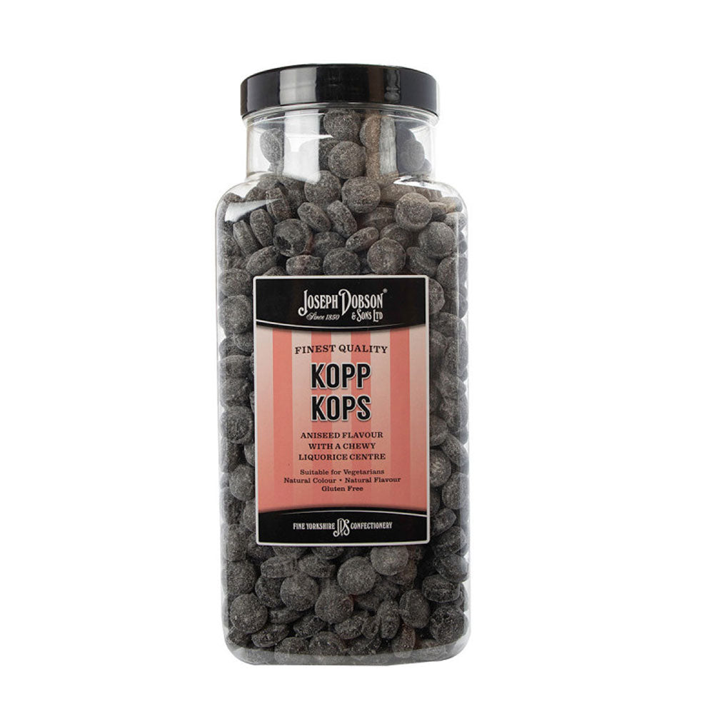 Joseph Dobson Kopp Kops strong liquorice and aniseed boiled sweets