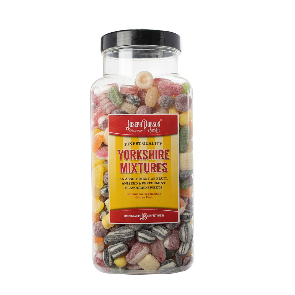 Joseph Dobson Yorkshire Mixture traditional boiled sweets in assorted colours and flavours