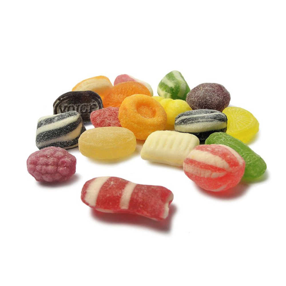 Joseph Dobson Yorkshire Mixture traditional boiled sweets in assorted colours and flavours