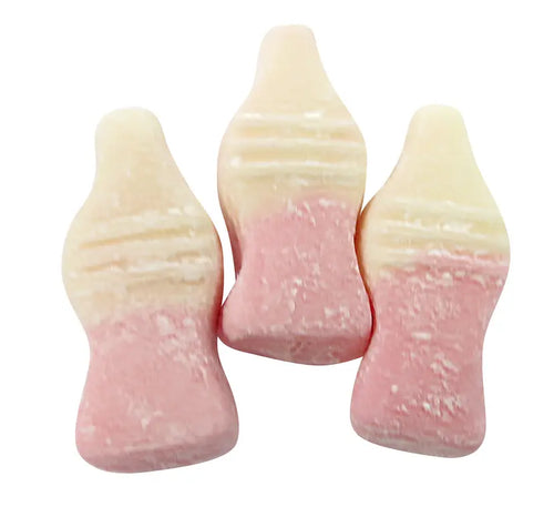 Barratt Strawberry Milkshake Bottle sweets with creamy strawberry flavour