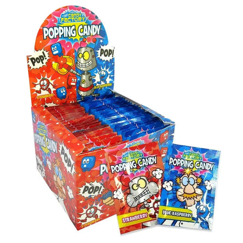 Crazy Candy Factory popping candy sachet in assorted flavours