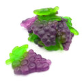 Damel bunch of grapes gummy sweets in purple and green