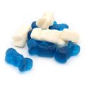Kingsway baby dolphin gummy sweets in blue and white