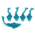 Kingsway giant dolphin gummy sweets in blue and white