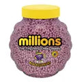 Millions blackcurrant flavour tiny chewy sweets