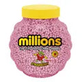 Millions strawberry flavour tiny chewy sweets