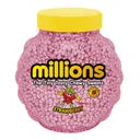 Millions strawberry flavour tiny chewy sweets