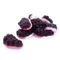 Park Lane jelly grape sweets in purple and green gummy shapes