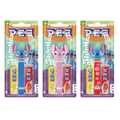 Three different Stitch characters with refill pez sweets.