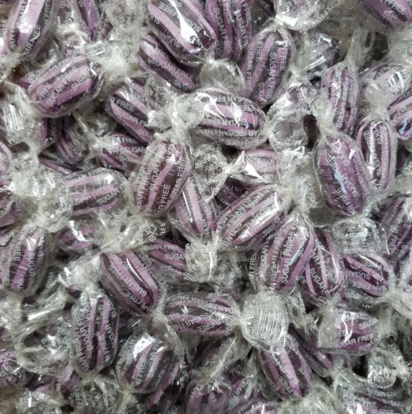 Stockleys sugar free blackcurrant and liquorice boiled sweets