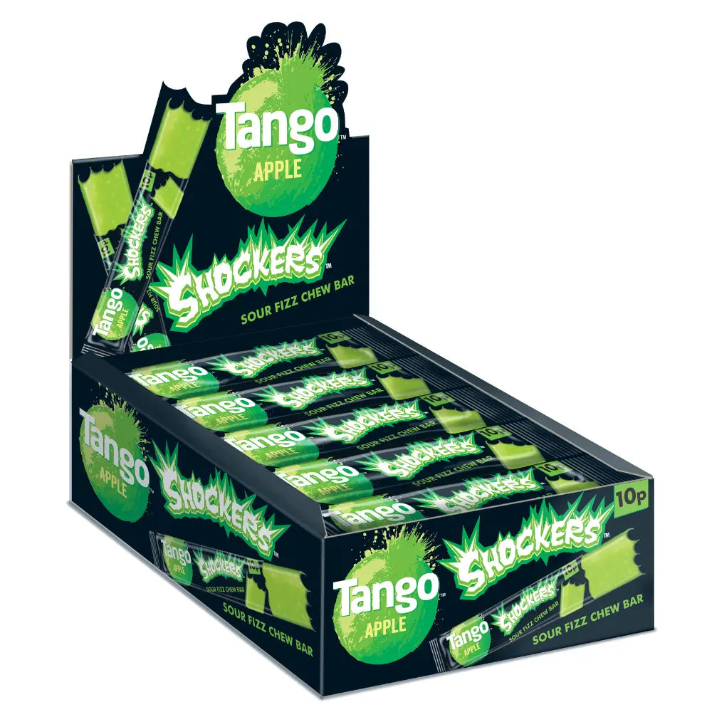 Tango Shockers apple chew bar super‑sour apple flavour