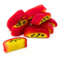 Vidal passionfruit fruit bite gummy sweets with tropical flavour