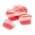 Vidal sour strawberry slice gummy sweets coated in fizzy sugar