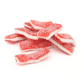 Vidal strawberry sandwich gummy sweets with layered fruity stripes