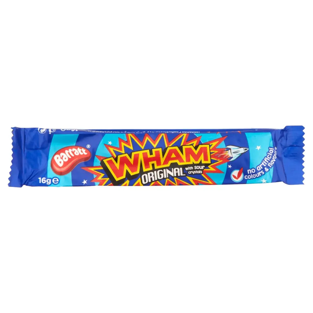 Wham Bar chewy raspberry bar with fizzy bits